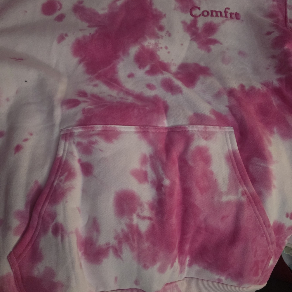 Comfrt Pink Tie-Dye Women's Lounge Set - Picture 5 of 10